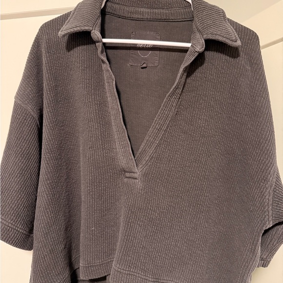 aerie Sweaters - Aerie Charcoal V-Neck Sweater